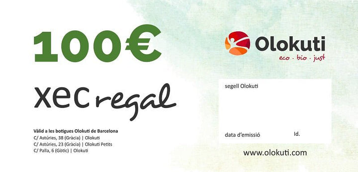 Tarjeta de Regalo Tiendas Olokuti - Olokuti