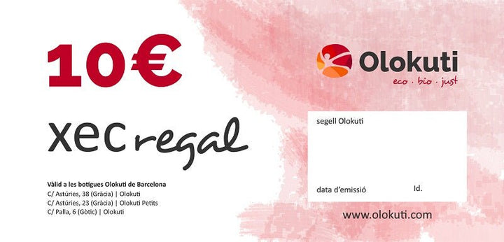 Tarjeta de Regalo Tiendas Olokuti - Olokuti