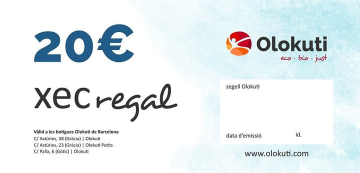 Tarjeta de Regalo Tiendas Olokuti - Olokuti