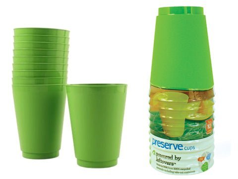 Vasos exterior verde 480 ml. Set de 10 uds. - Olokuti