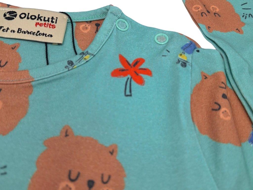 Vestido Vuelo Menta - Gatos - Olokuti