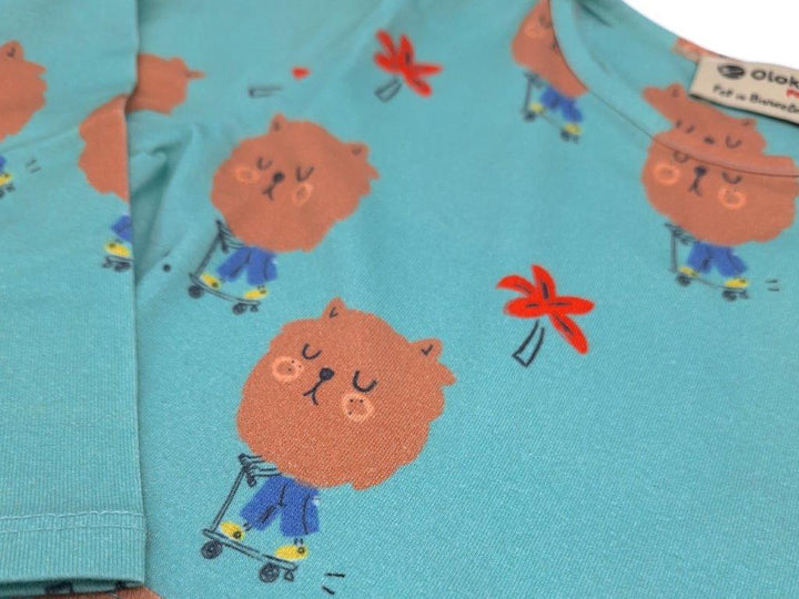 Vestido Vuelo Menta - Gatos - Olokuti