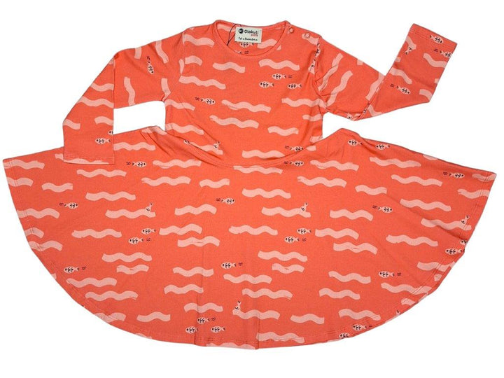 Vestido Vuelo Rojo - Olas - Olokuti