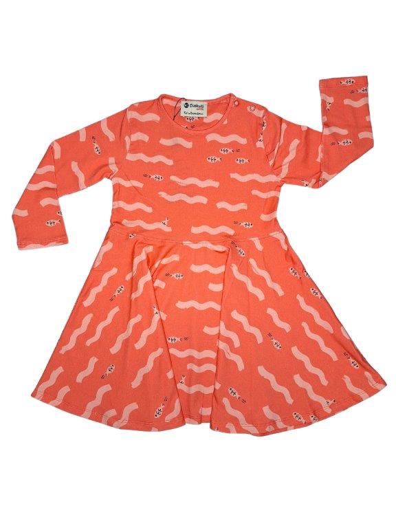 Vestido Vuelo Rojo - Olas - Olokuti