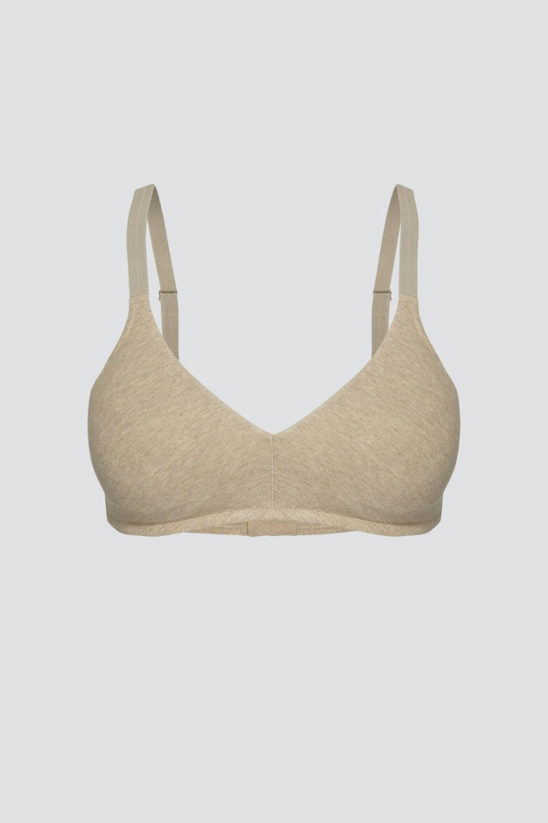 Sujetador sin aros Beige mezcla