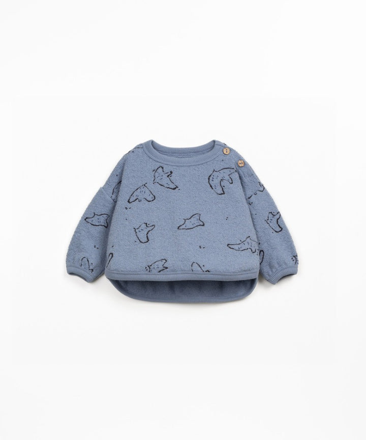 Sudadera Jersey estampada Watercolor