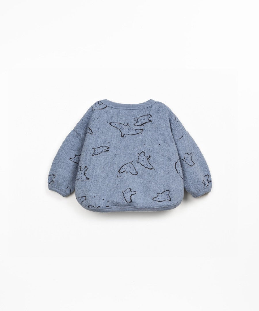 Sudadera Jersey estampada Watercolor