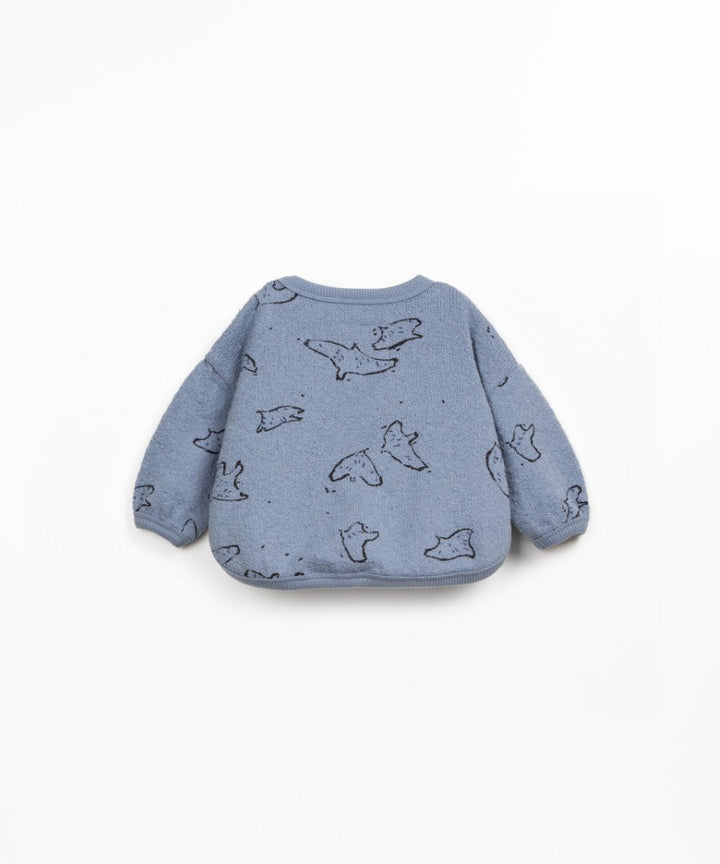 Sudadera Jersey estampada Watercolor
