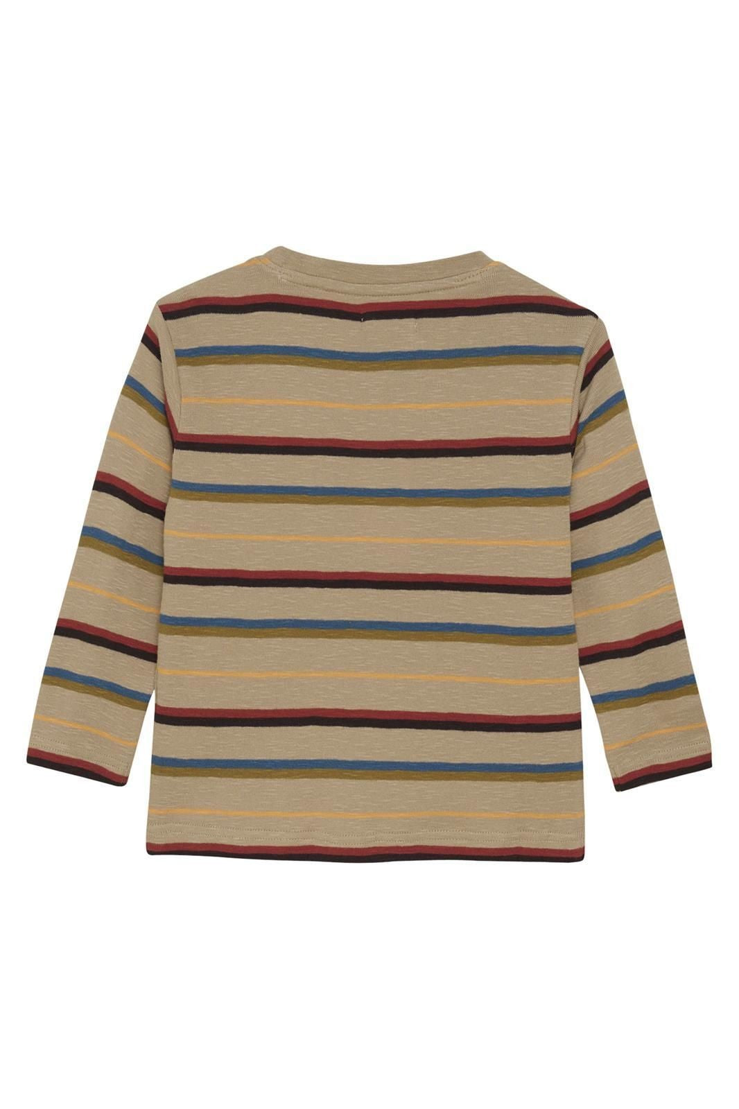 Camiseta Ranlo Rayas Sand/Nude