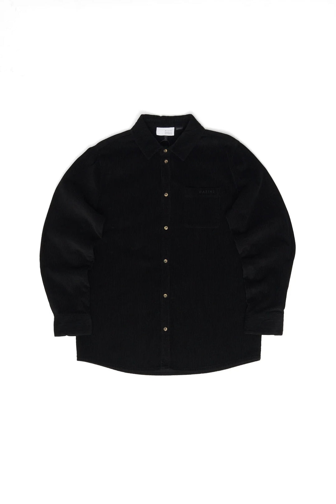 Camisa Pana con bolsillo Negro