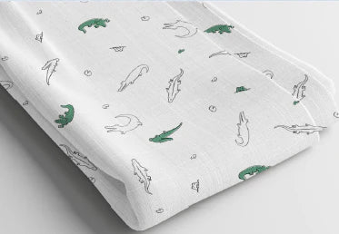 Muselina estampada 120x100 cm.