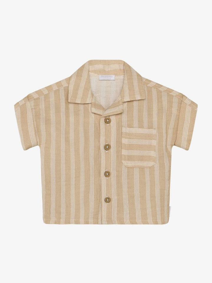 Camisa m/c Rayas Irish Cream