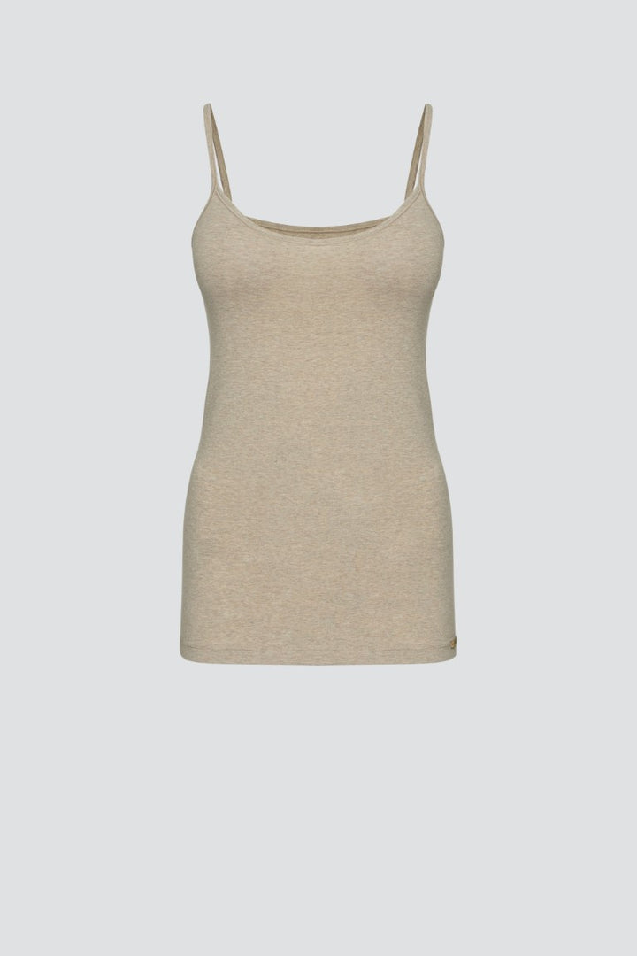Camiseta Tirantes finos Beige mezcla