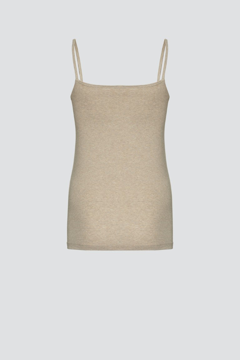 Camiseta Tirantes finos Beige mezcla