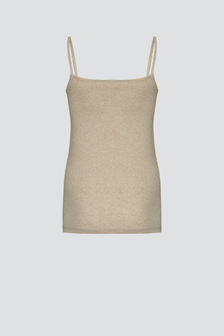 Camiseta Tirantes finos Beige mezcla