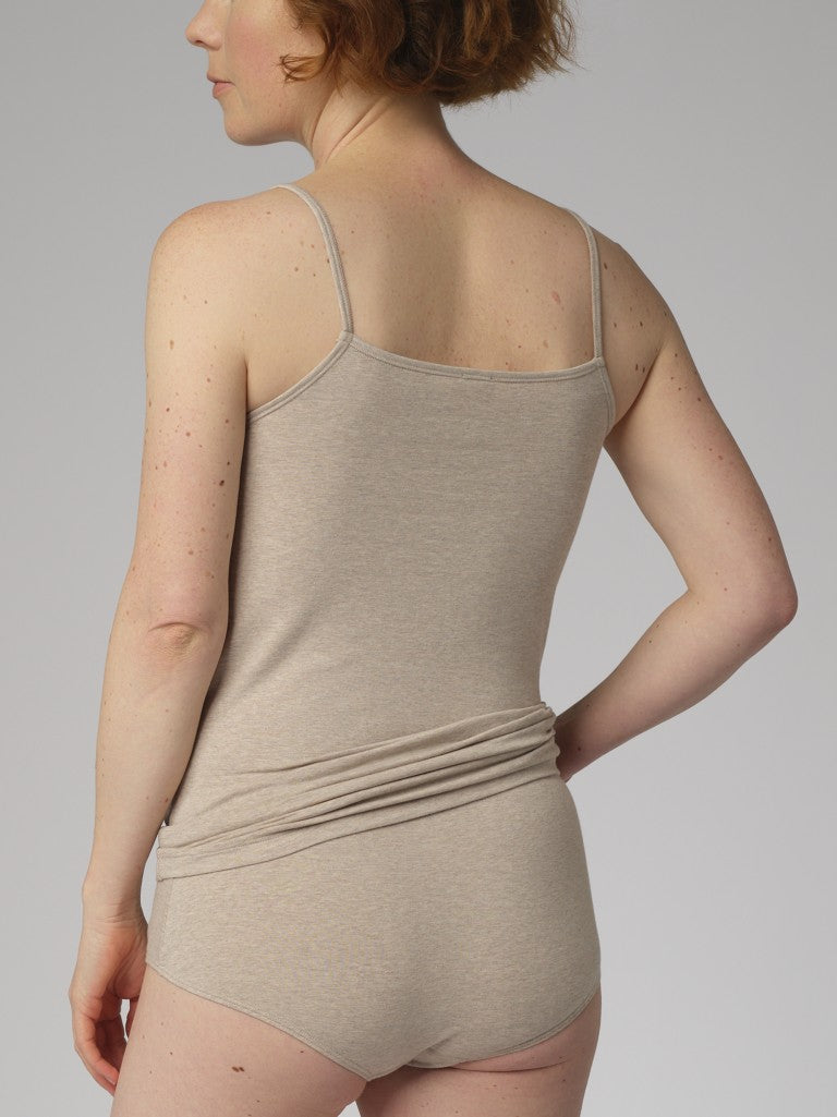 Camiseta Tirantes finos Beige mezcla