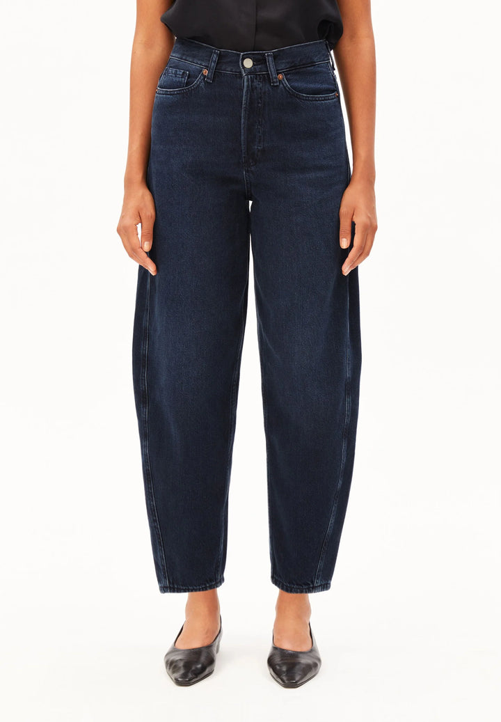 Jeans Barrel Leg Fit BAARLY HIGH WAIST BARREL JEAN Fluid ink