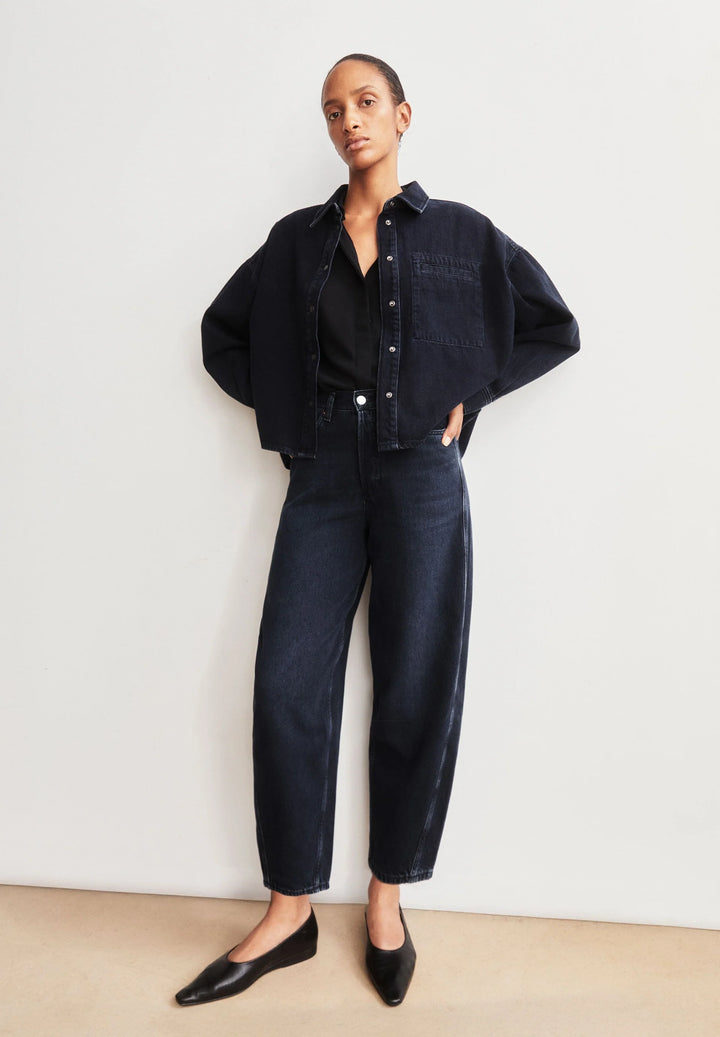 Jeans Barrel Leg Fit BAARLY HIGH WAIST BARREL JEAN Fluid ink