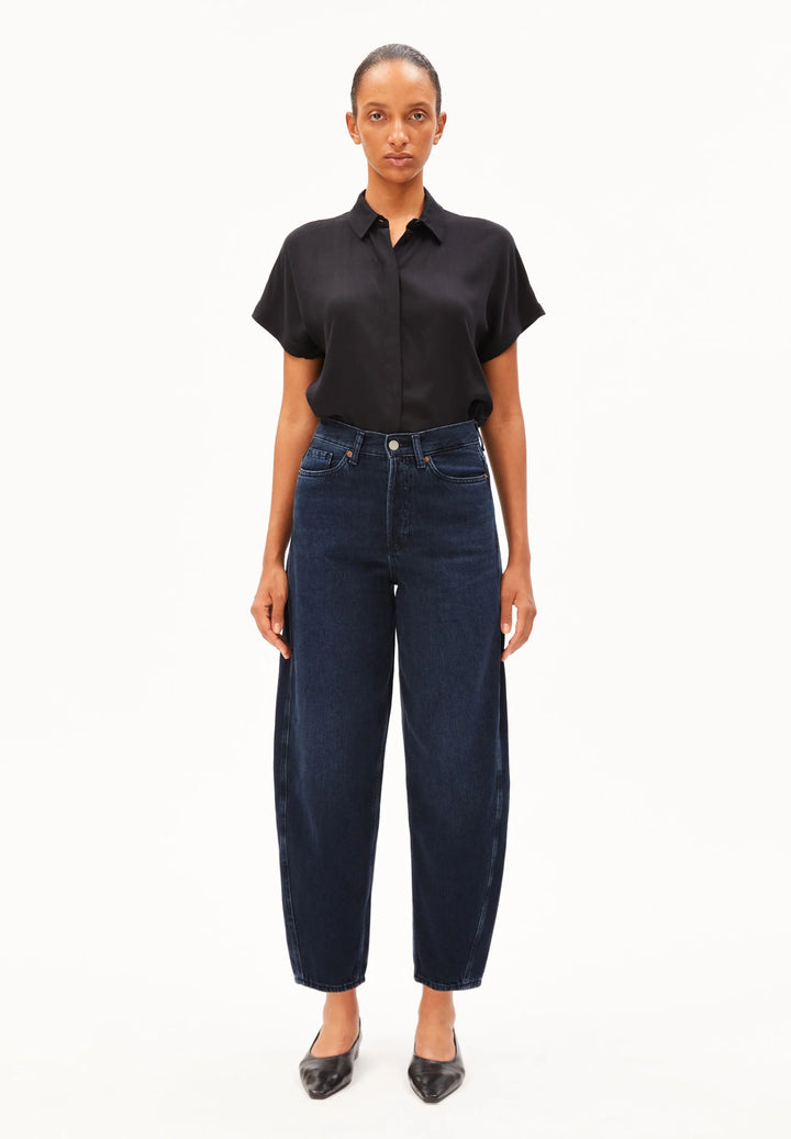 Jeans Barrel Leg Fit BAARLY HIGH WAIST BARREL JEAN Fluid ink