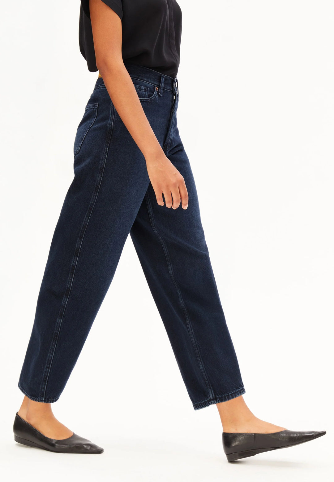 Jeans Barrel Leg Fit BAARLY HIGH WAIST BARREL JEAN Fluid ink