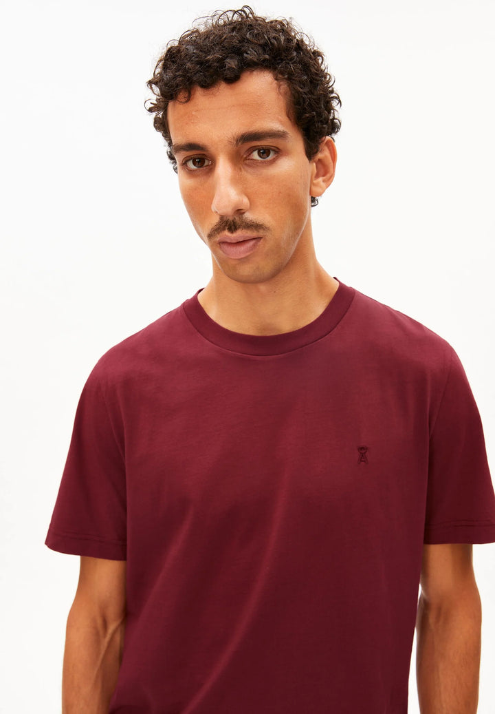 Camiseta JAAMES Velvet red
