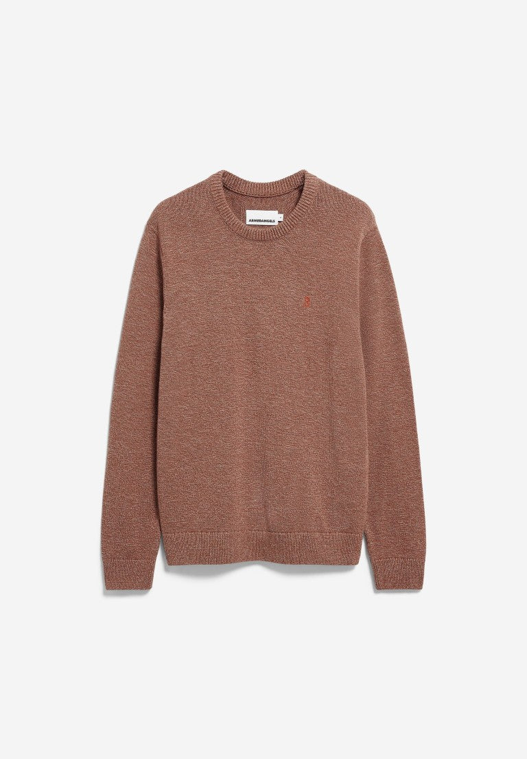 Jersey punto ALVAARIO KNIT SWEATER Earthshade-dark Earth-oatmilk