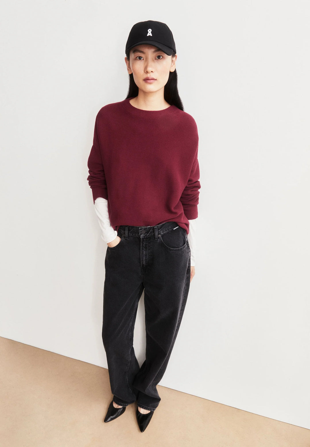 Suéter MERINAA LINKS LINKS Velvet red