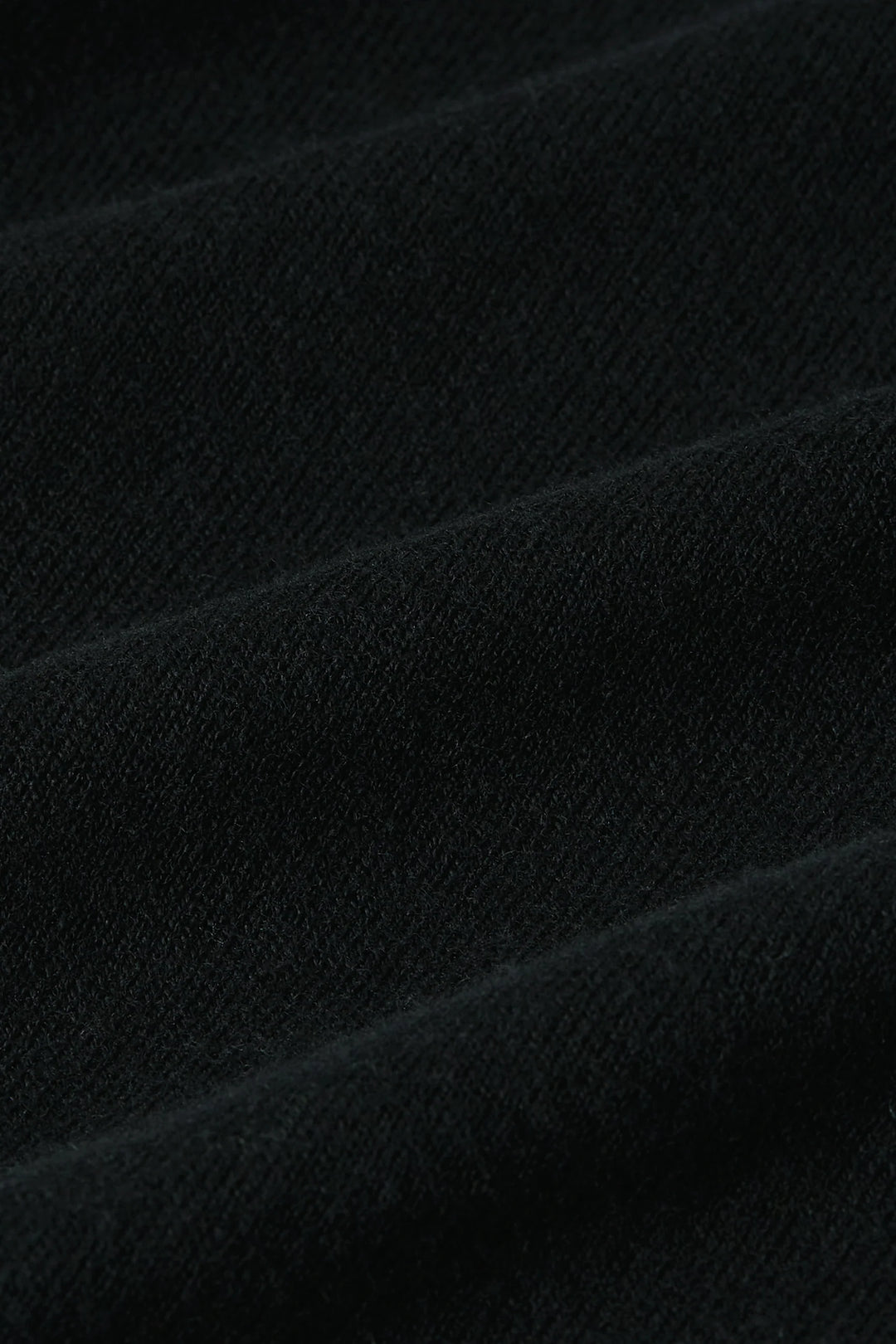 Cardigan V Raglan Cocoon Negro