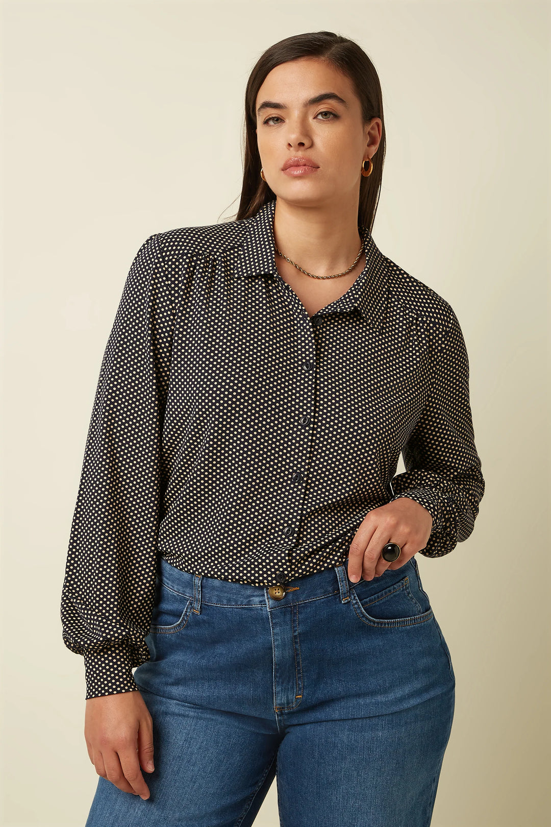 Blusa Carina Piper Ink Blue