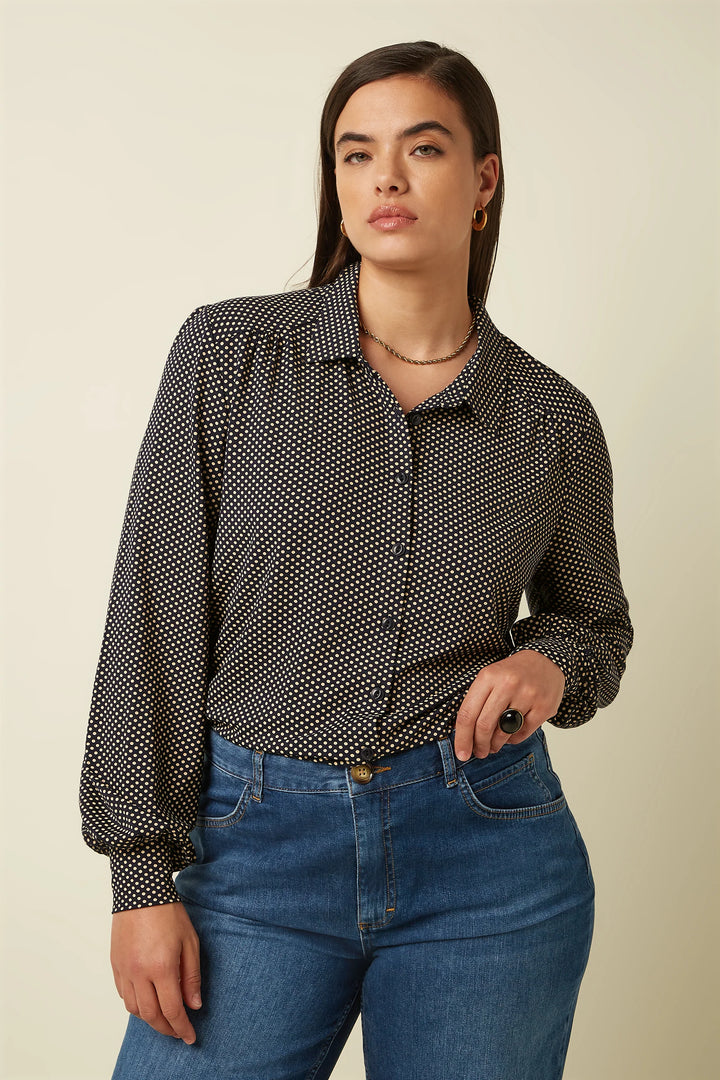 Blusa Carina Piper Ink Blue