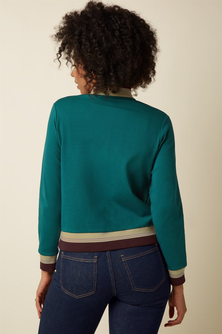 Sudadera Colorblock Coljack Daytona Spruced Green
