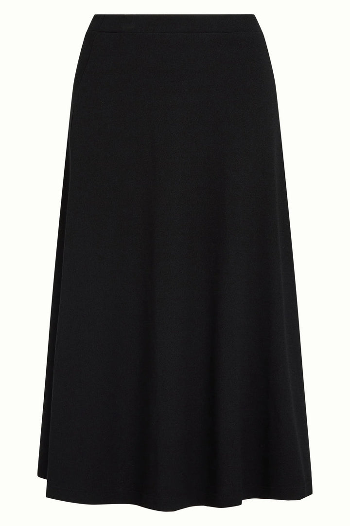 Falda Juno Milano Crepe Negro