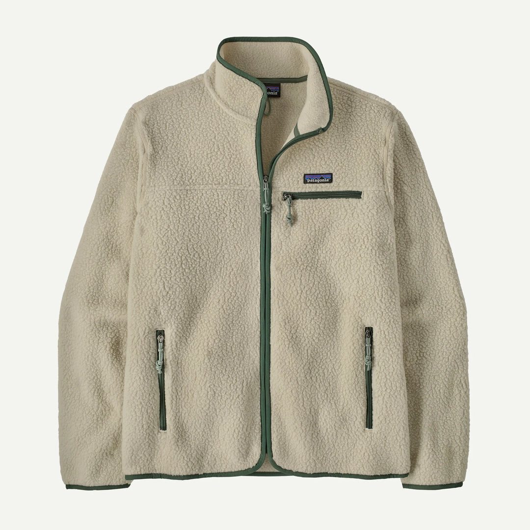 Chaqueta Retro Pile Jkt Pelican w/Canopy Green