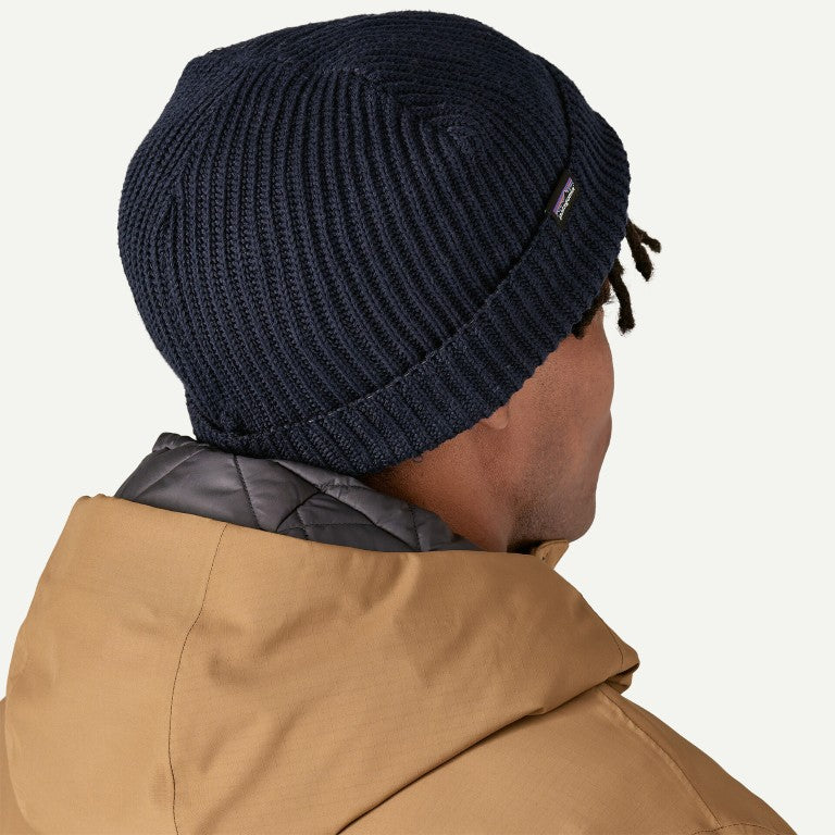 Gorro Fishermans Rolled Beanie Rayas contraste Weathered Stone
