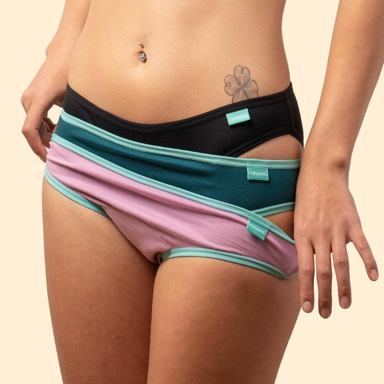 Braguita Menstrual Ninssa ATENEA Negro