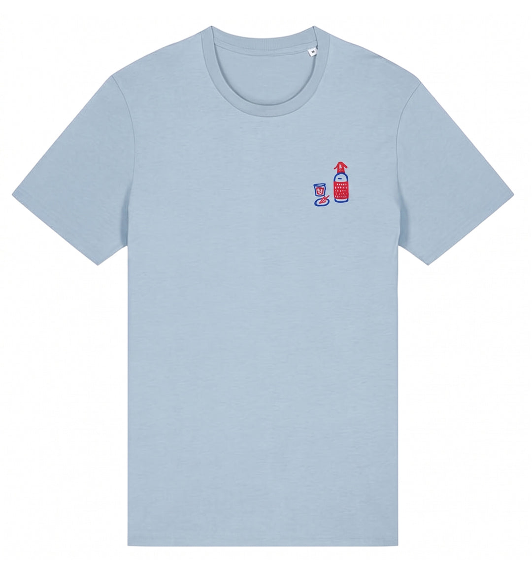 Samarreta Unisex Slow Life Style Sky blue