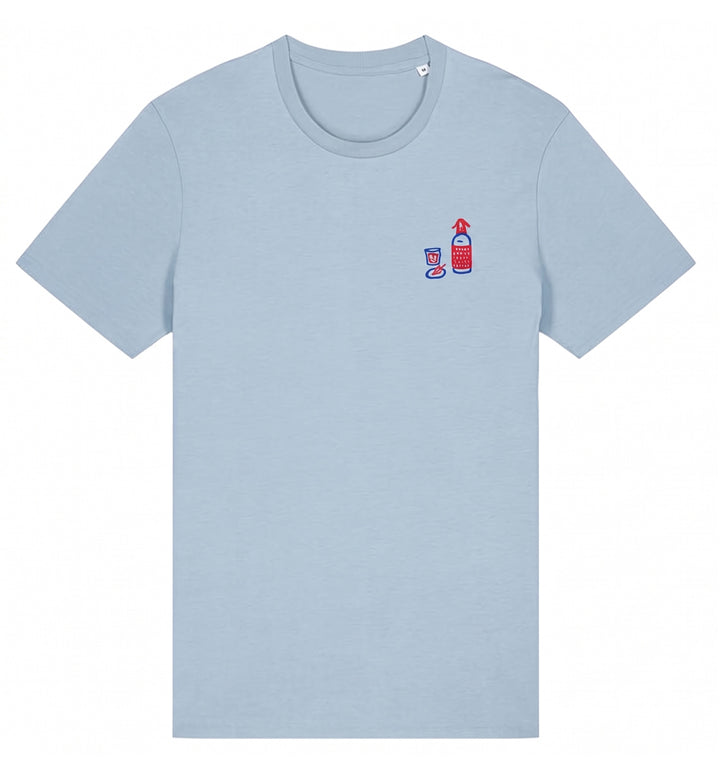 Samarreta Unisex Slow Life Style Sky blue