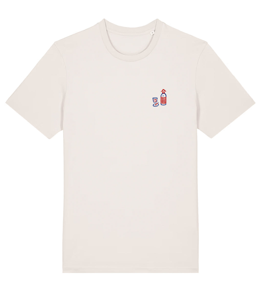 Samarreta Unisex Slow Life Style Vintage white