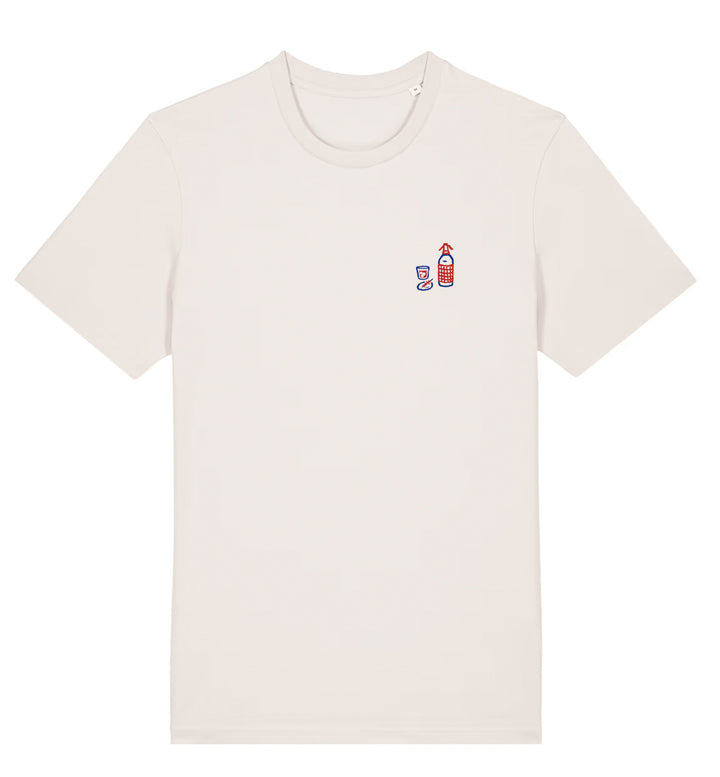 Samarreta Unisex Slow Life Style Vintage white