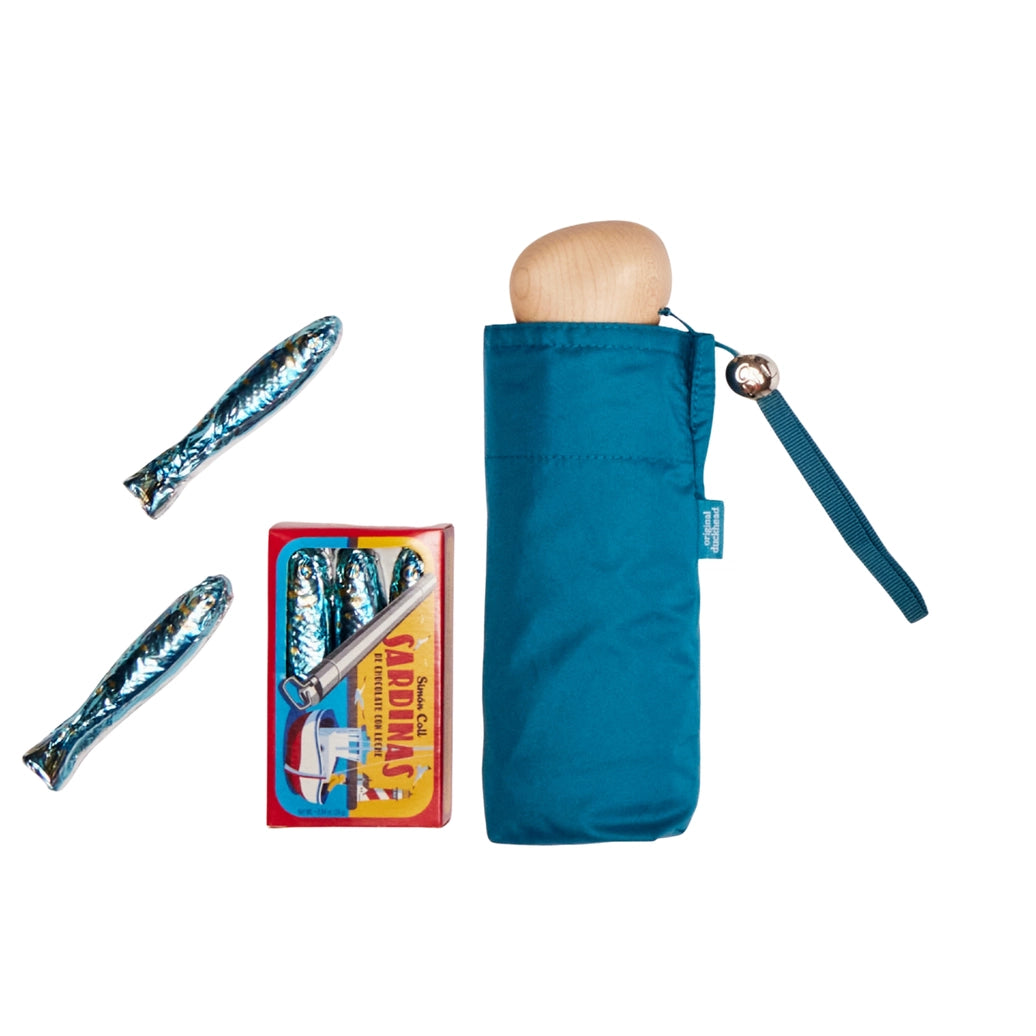 Paraguas Mini de bolsillo Azul verdoso