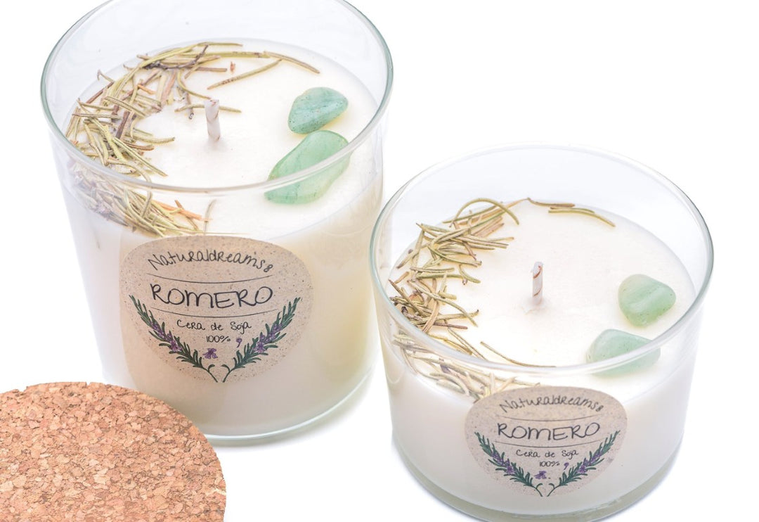 Vela aromática Cera de Soja 1 mecha