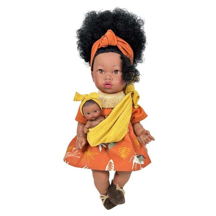 Alika con bebé con pelo afro 3720 - Olokuti