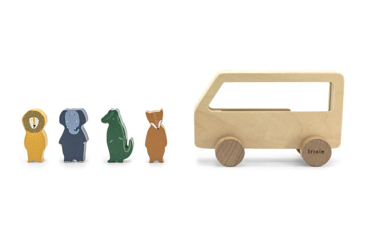 Autobús de Animales de madera - Olokuti