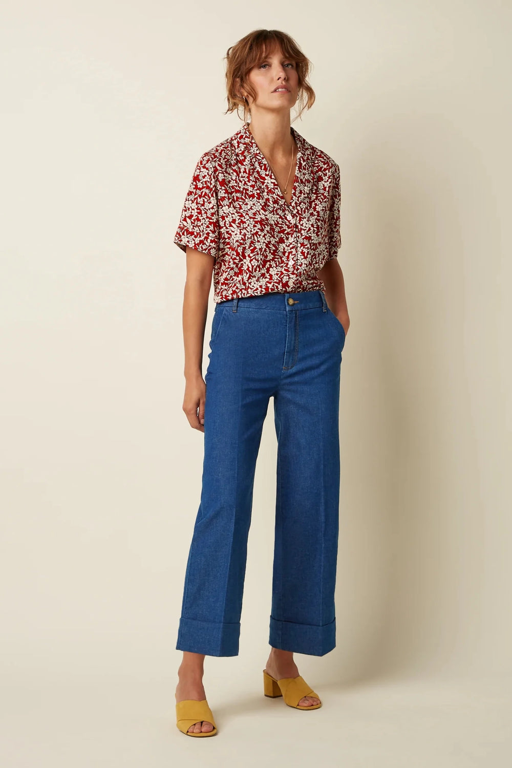 Blusa Elsie Paradis Chili Red - Olokuti