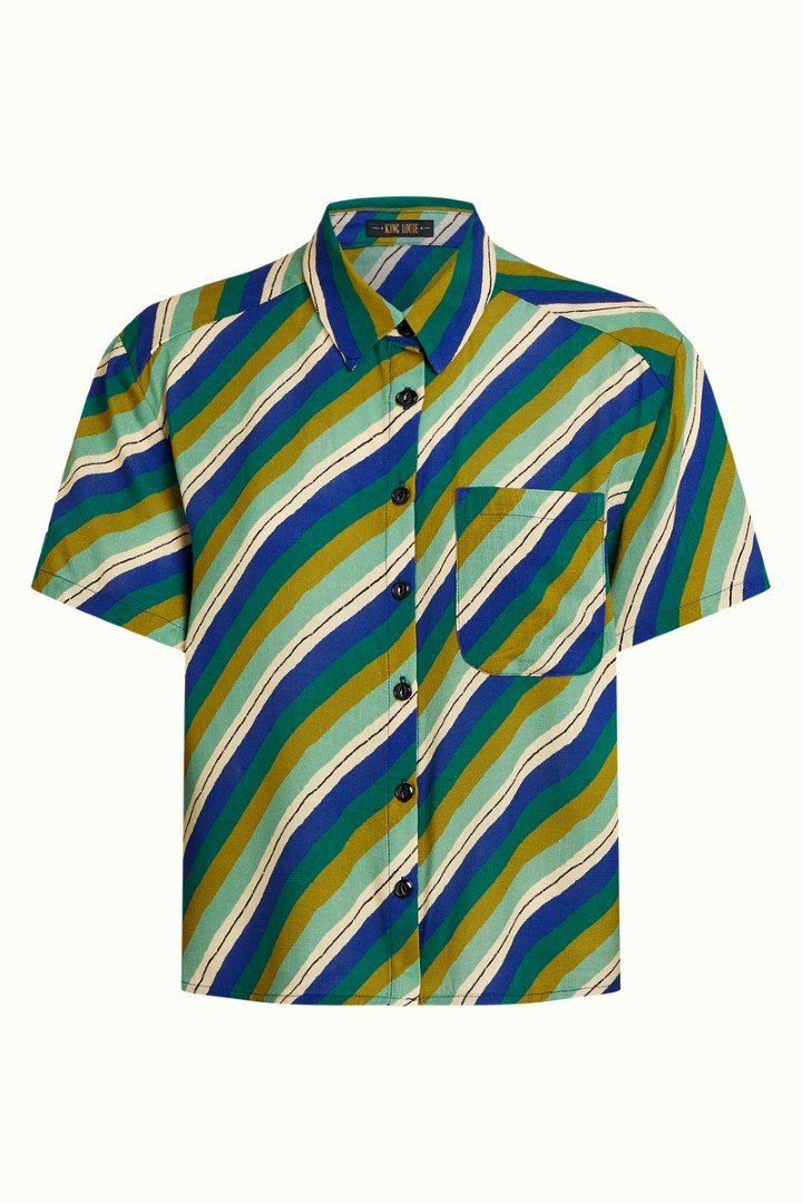 Blusa Evelina Cliff Mazarine - Olokuti