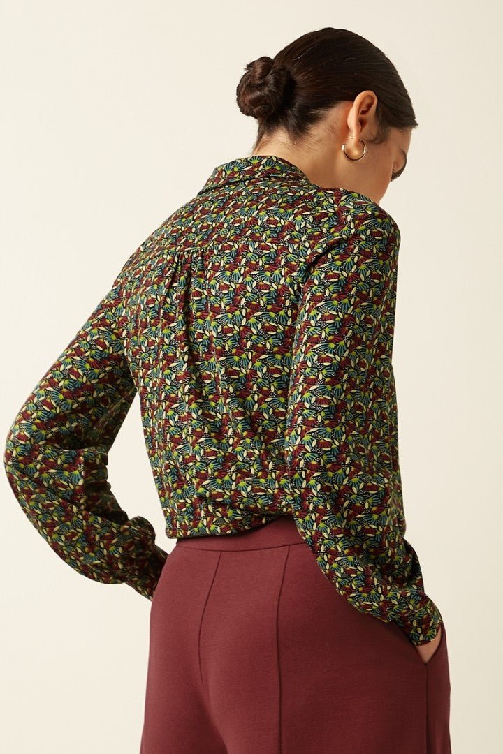 Blusa Maisie Mirth Jersey Rhubarb Red - Olokuti