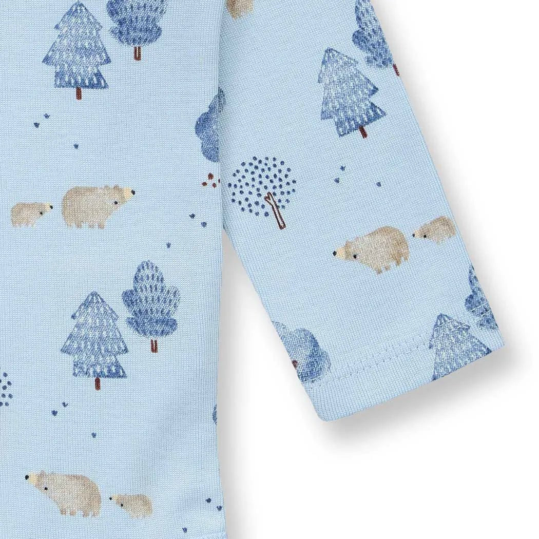 Body bebé m/l VARIN Woodland Light Blue - Olokuti