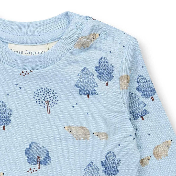 Body bebé m/l VARIN Woodland Light Blue - Olokuti