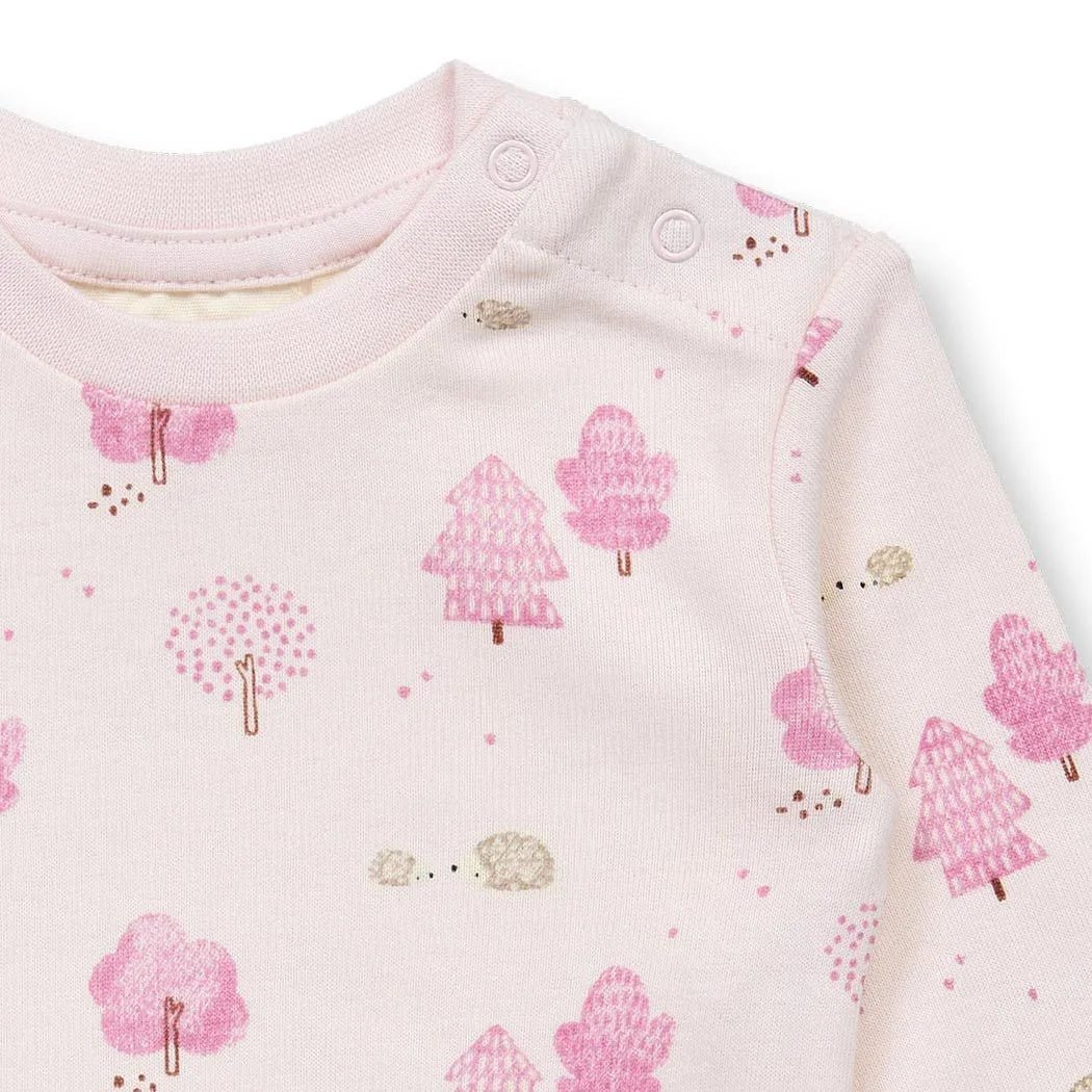Body bebé m/l VARIN Woodland Light Pink - Olokuti