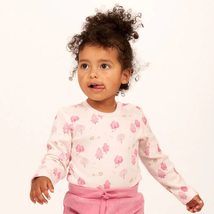 Body bebé m/l VARIN Woodland Light Pink - Olokuti